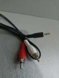 kabel wtyk mini Jack 3,5stereo - 2x wtyki RCA