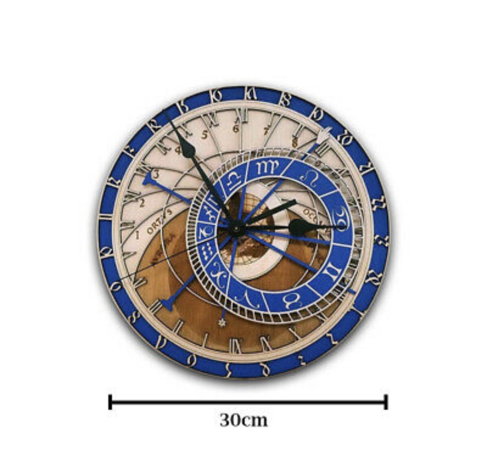 Часы настенные в стиле Пражских астрономических часов