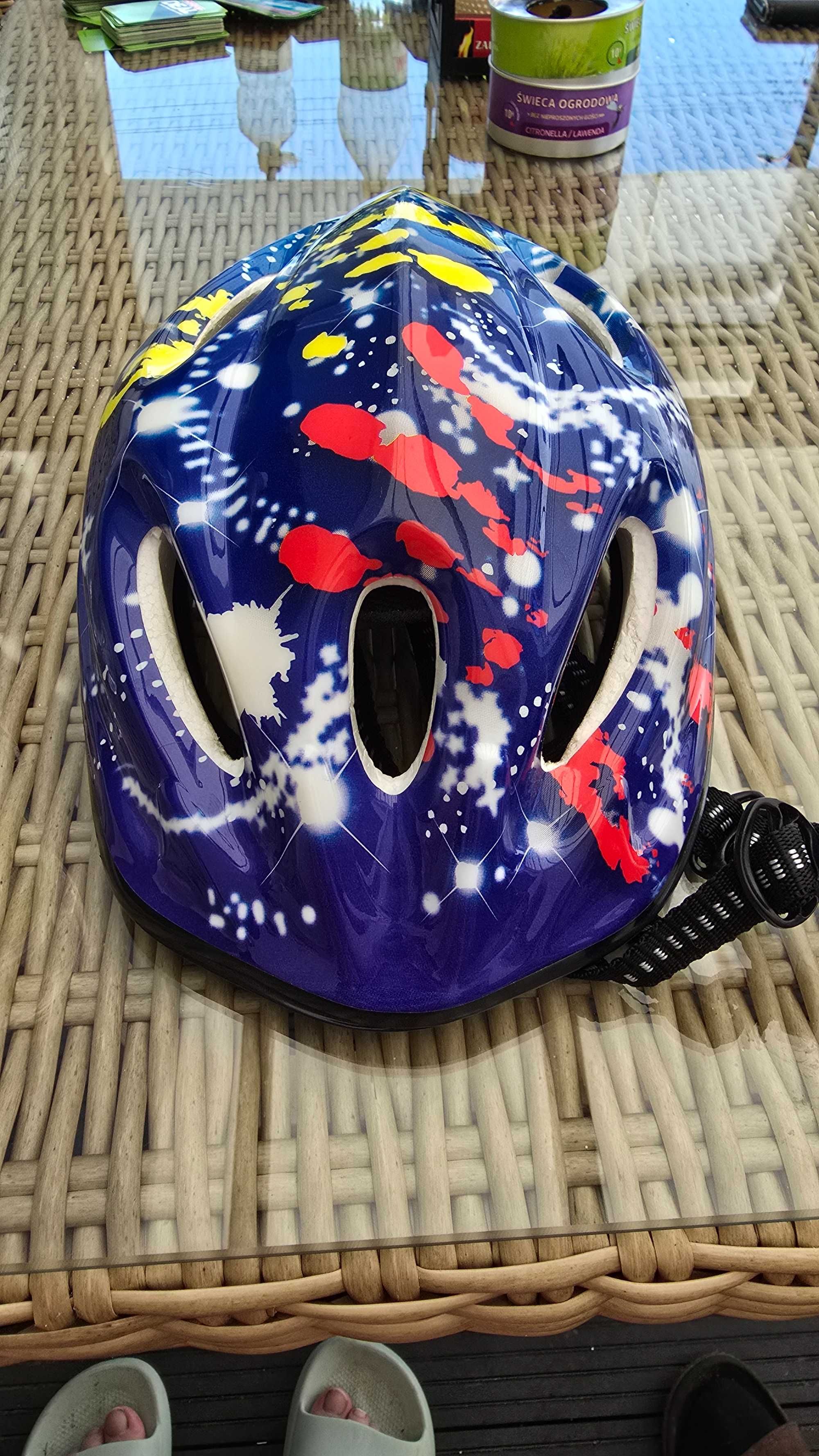 Kask rowerowy dla chlopca i dziewczynki