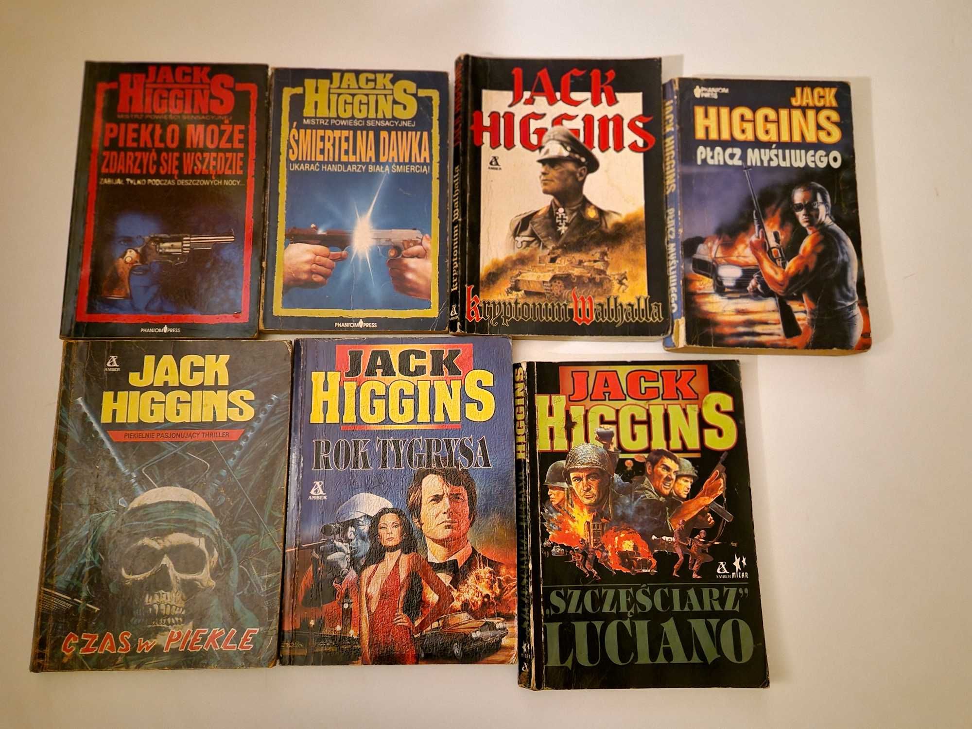 Jack Higgins zestaw 7 książek
