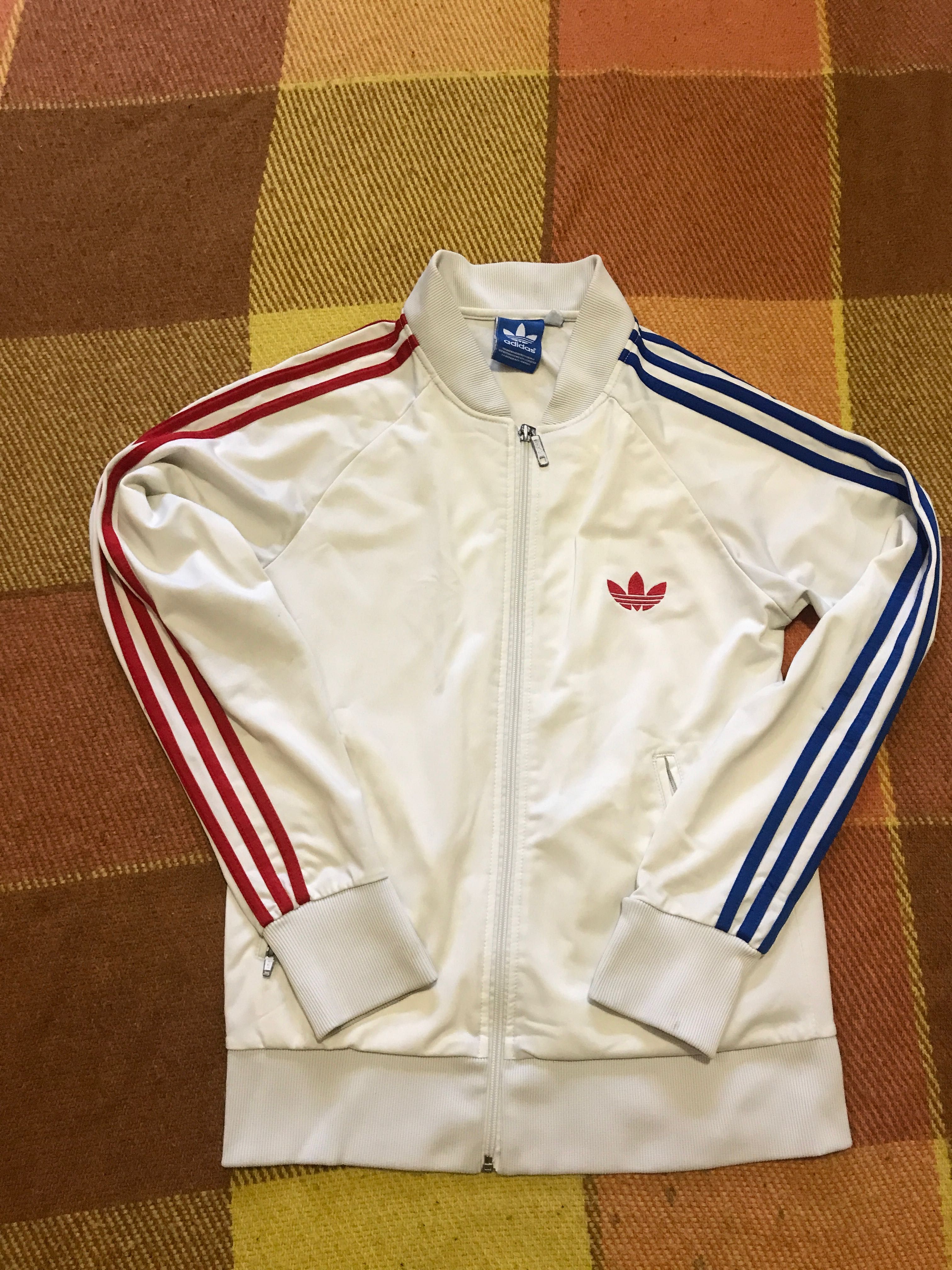 Белая Олимпийка Adidas