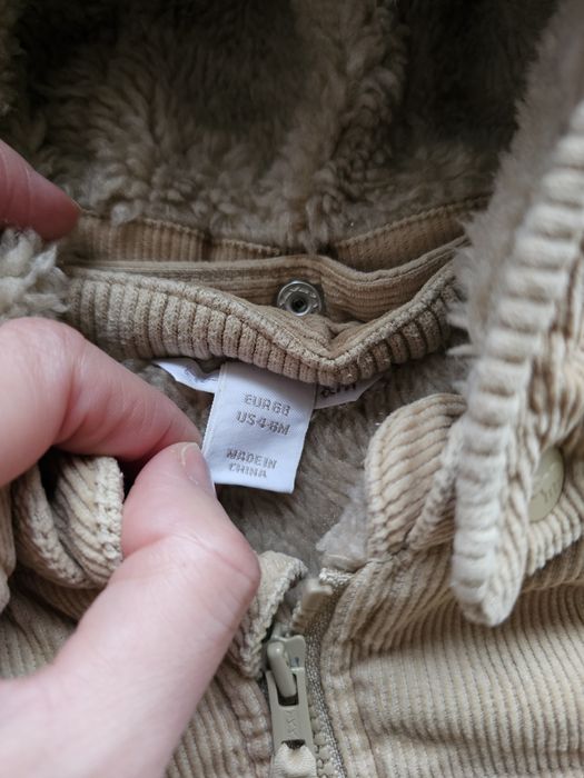 Colete / jaqueta com capuz 4-6m H&M