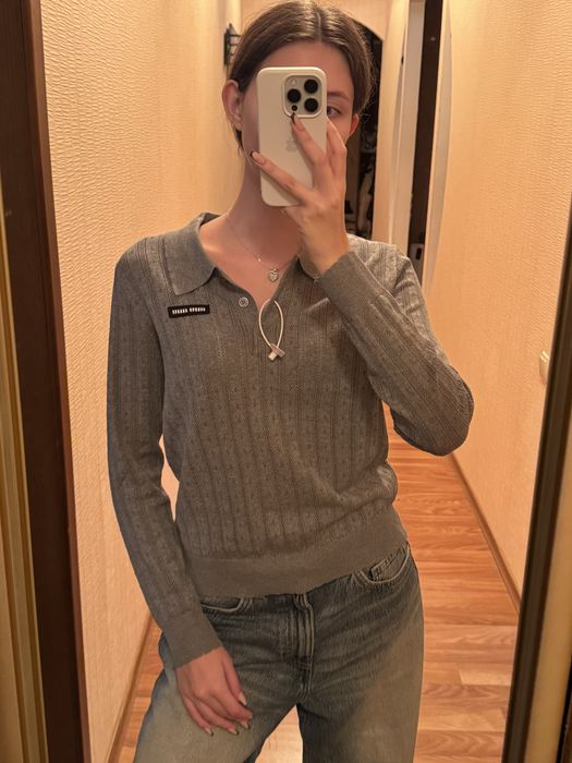 Кофта лонгслів Miu Miu жіночий