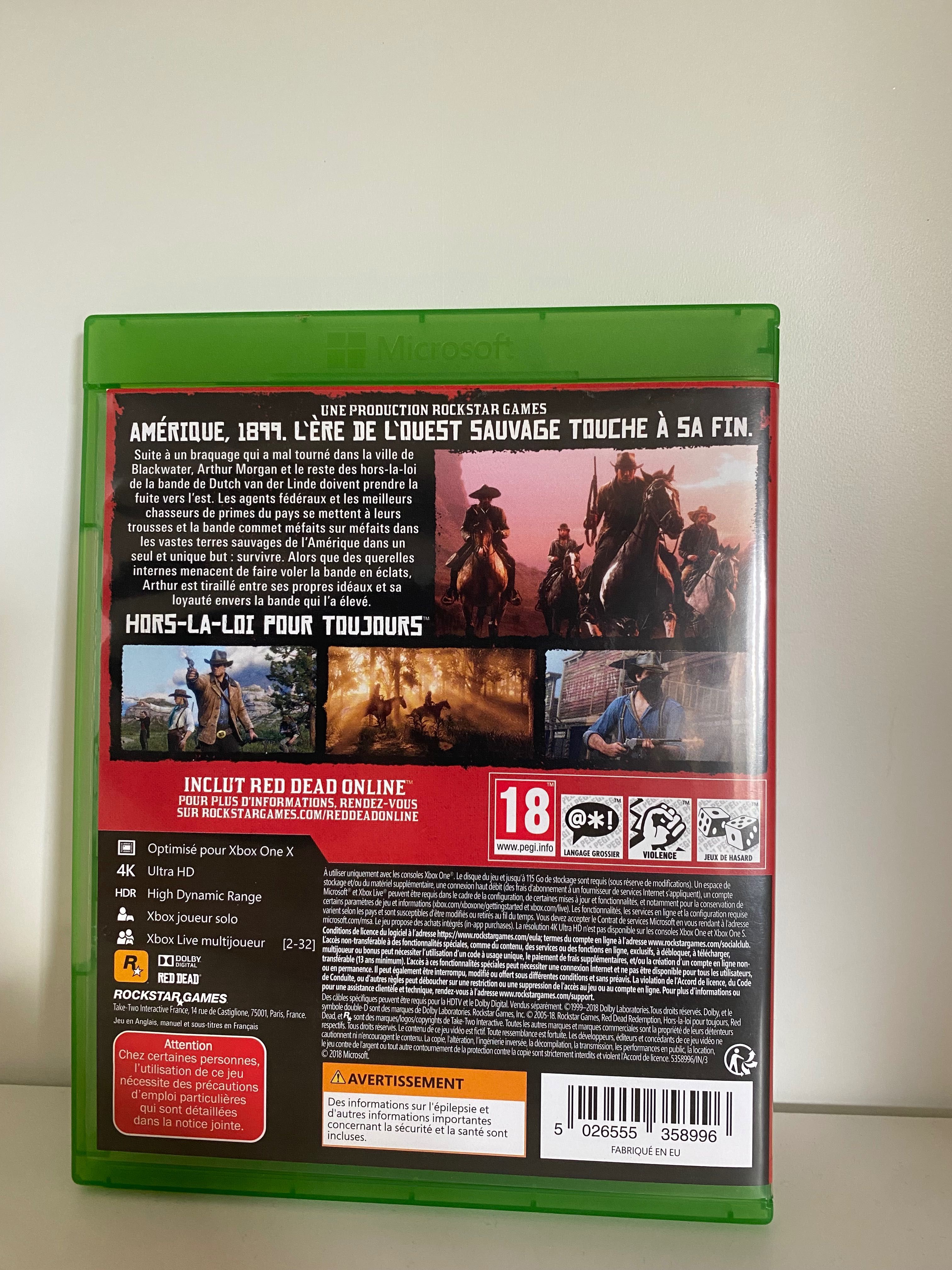 Red Dead Redemption 2 Xbox one