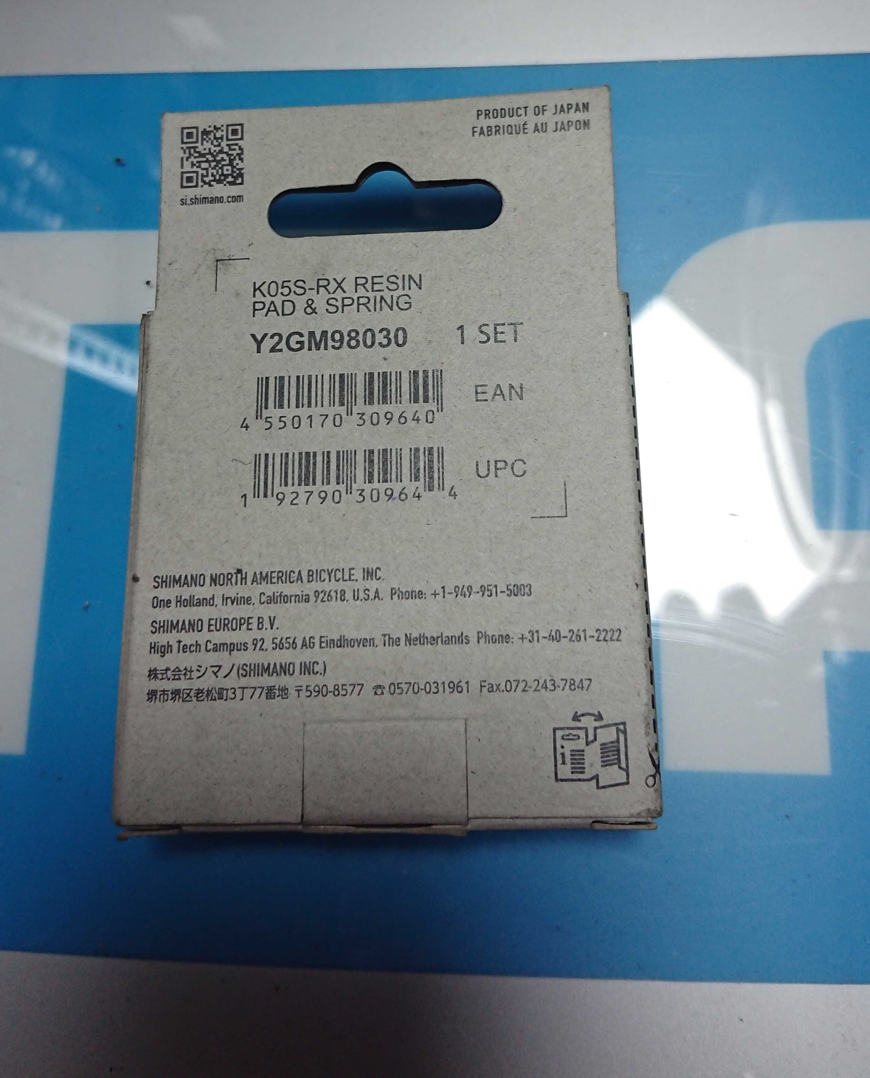 Okładziny hamulcowe żywiczne Shimano K05S-RX NOWE eco