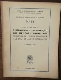 ordenação e coordenação dos serviços e organismos, vicente loff, 1960