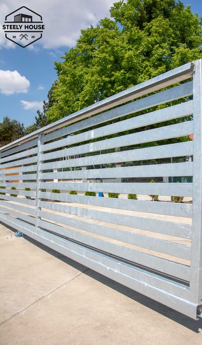 Brama Przesuwna wjazdowa ocynkowana solidna od producenta 4m