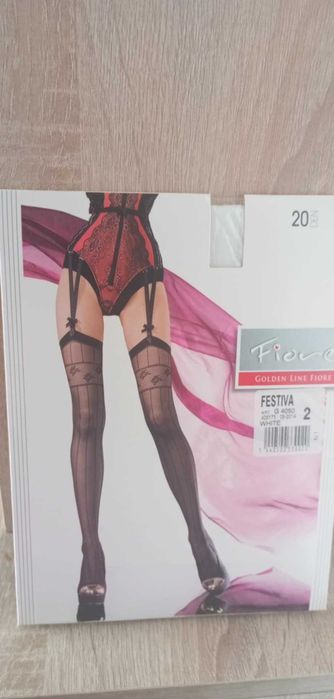 Nr 8 Pończochy do pasa, wzór, rozm M