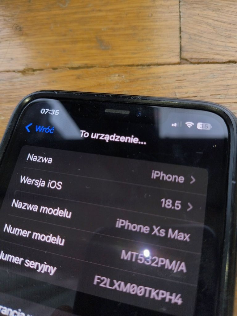 SPRZEDAM TANIO A DOBRZE IPHONE XS max 256 GB stan dobry bateria 79%