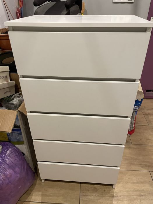 Szafka komoda biała