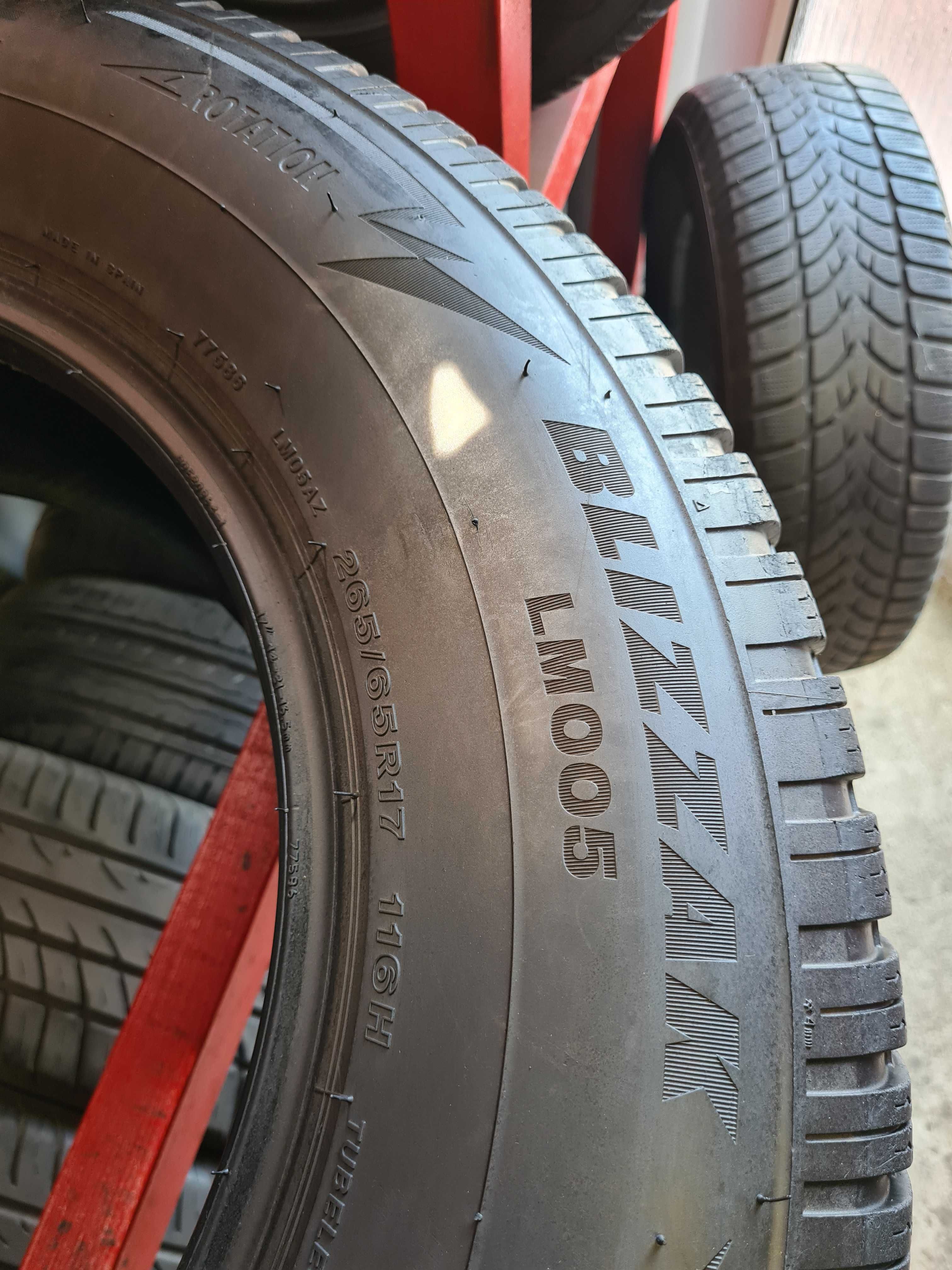 Opony 265/65/17 Bridgestone Blizzak LM005 zimowe zima 2szt 2x