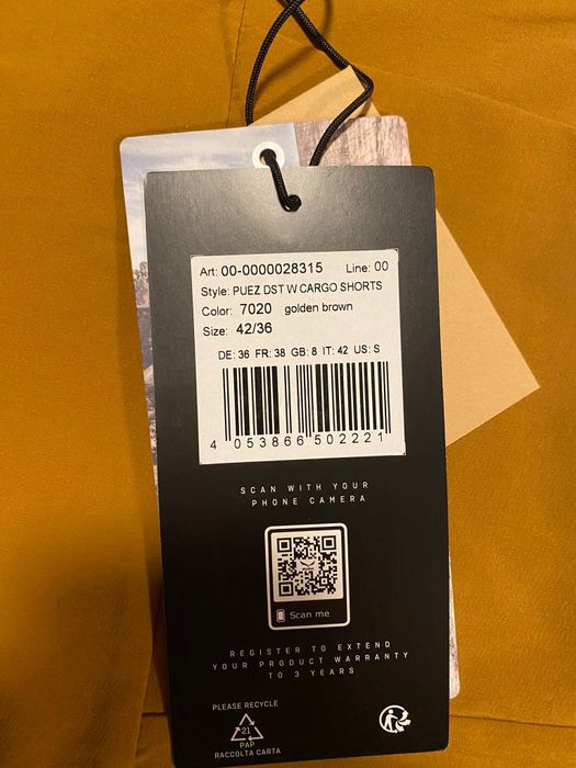 Krótkie spodenki Salewa Puez DST cargo XS i S nowe