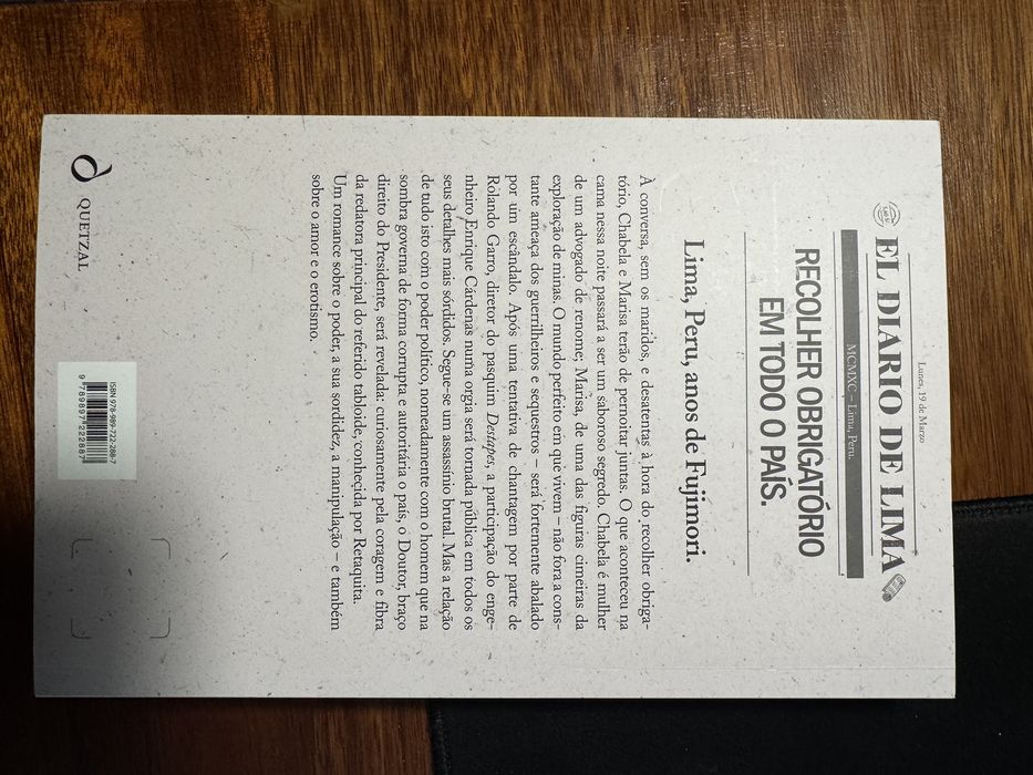 Livro cinco esquinas