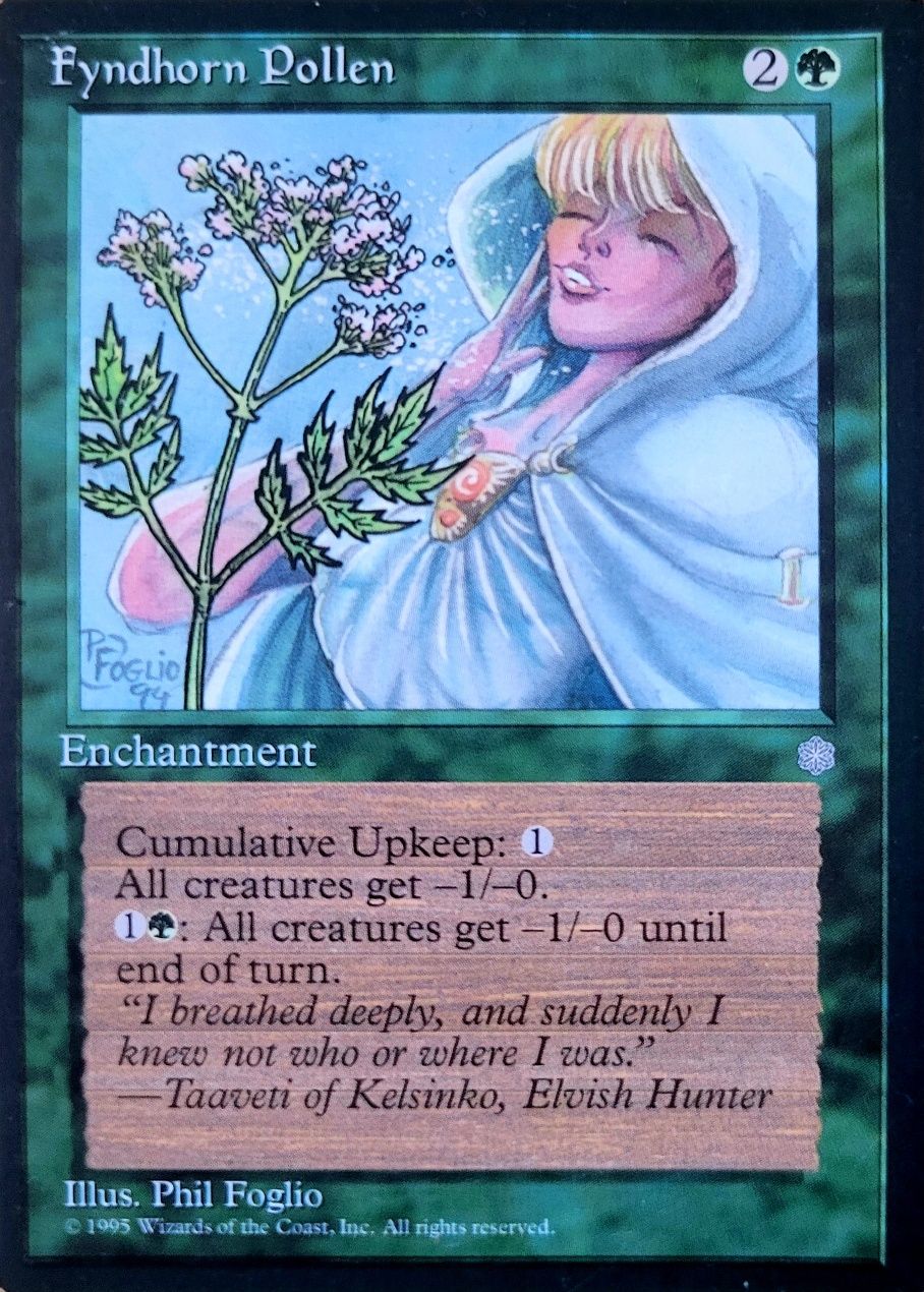 Magic the Gathering  - Fyndhorn Pollen  - Ice Age Edition