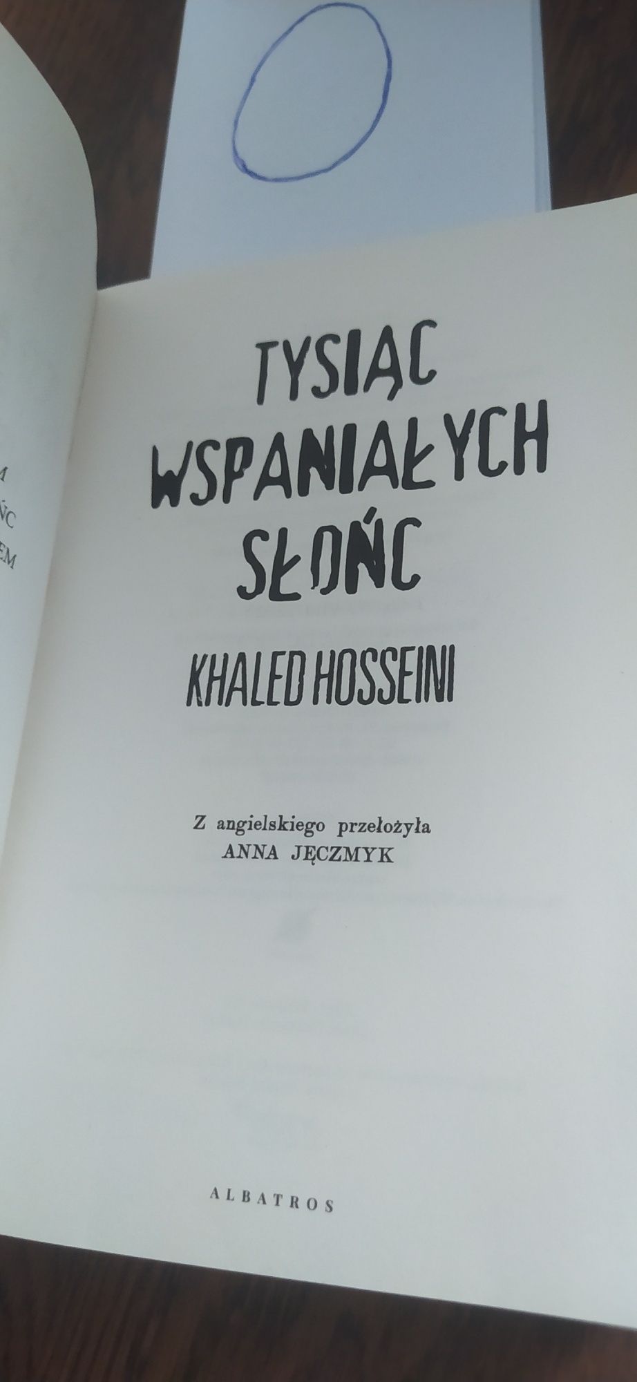 Tysiąc Wspaniałych Słońc Khaled Hosseini
