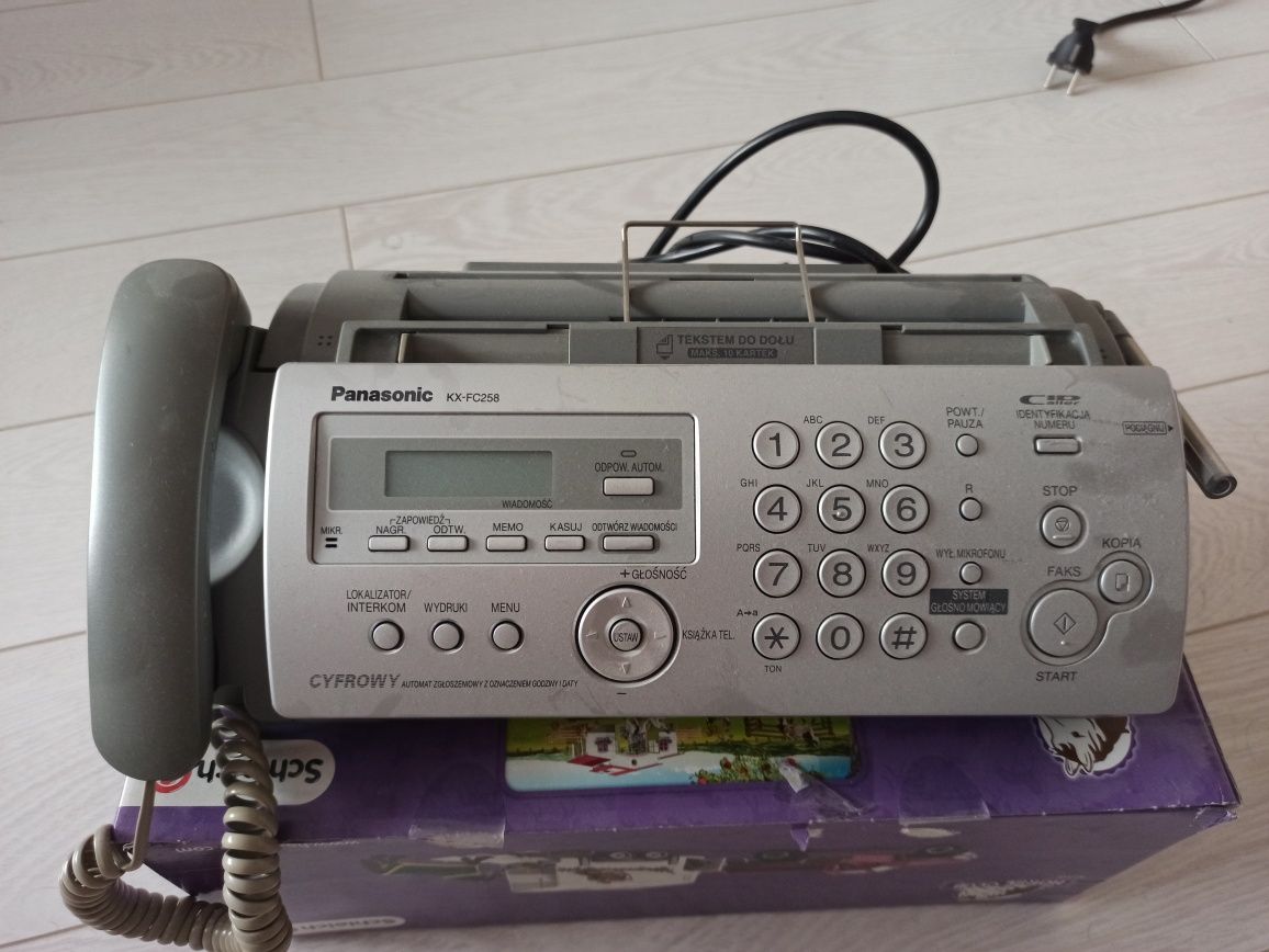 Telefon, fax Panasonic KX-FC258PD
