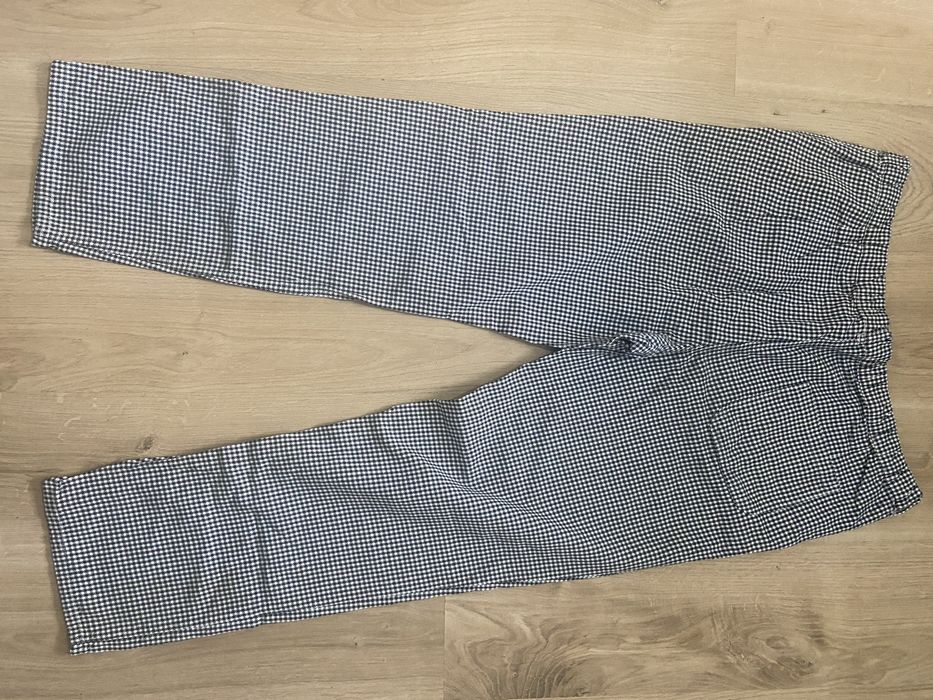 Job style 56/ 58 spodnie bawełna białe czarne pepitka casual  Vintage