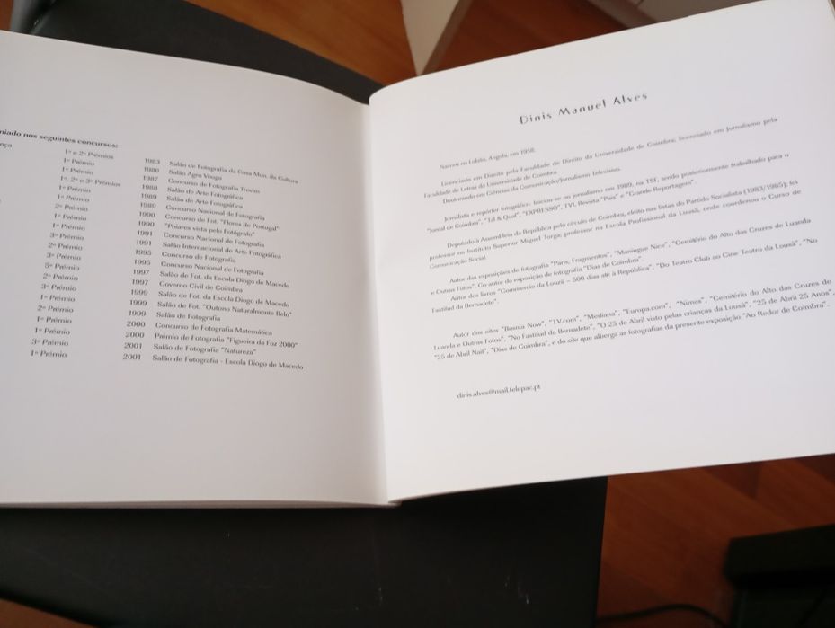 Livro " Ao redor de Coimbra"