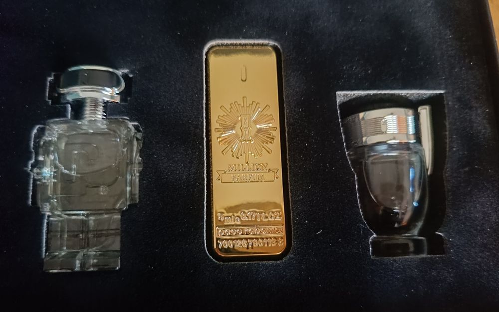 Zestaw miniaturek perfum męskich Rabanne