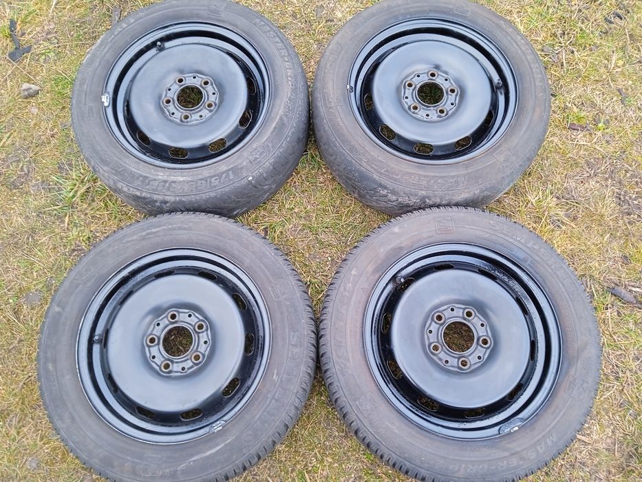 felgi stalowe 5x112 mini cooper one f55 f56 f57 15 czujniki opony 175/