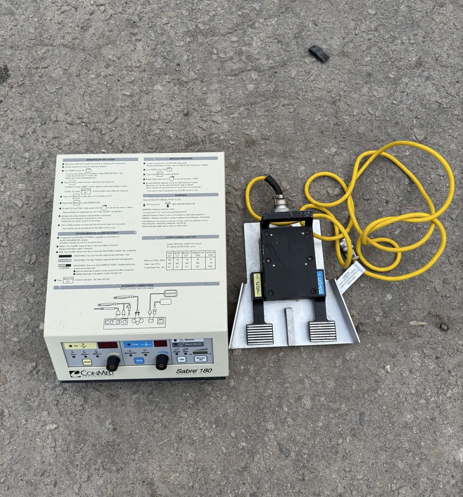 Продам коагулятор ConMed Sabre 180