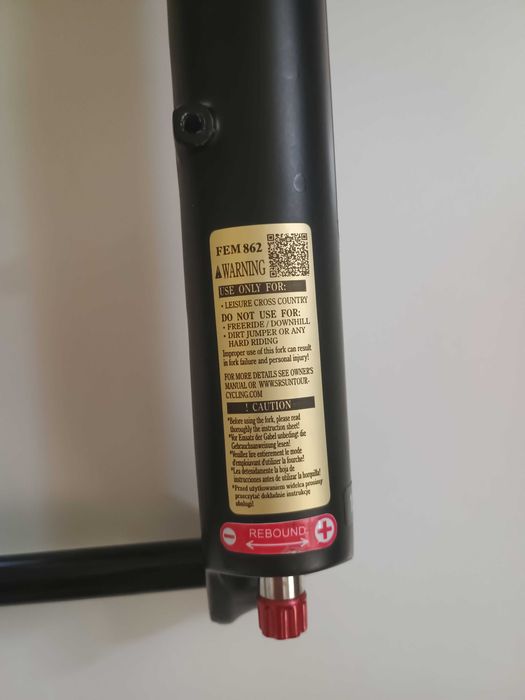 Amortyzator rowerowy przedni widelec SR Suntour XCR 34