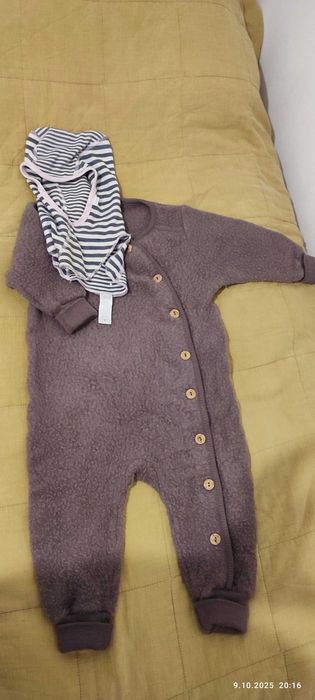 Kombinezon merino 100% wełna r. 74 80 86