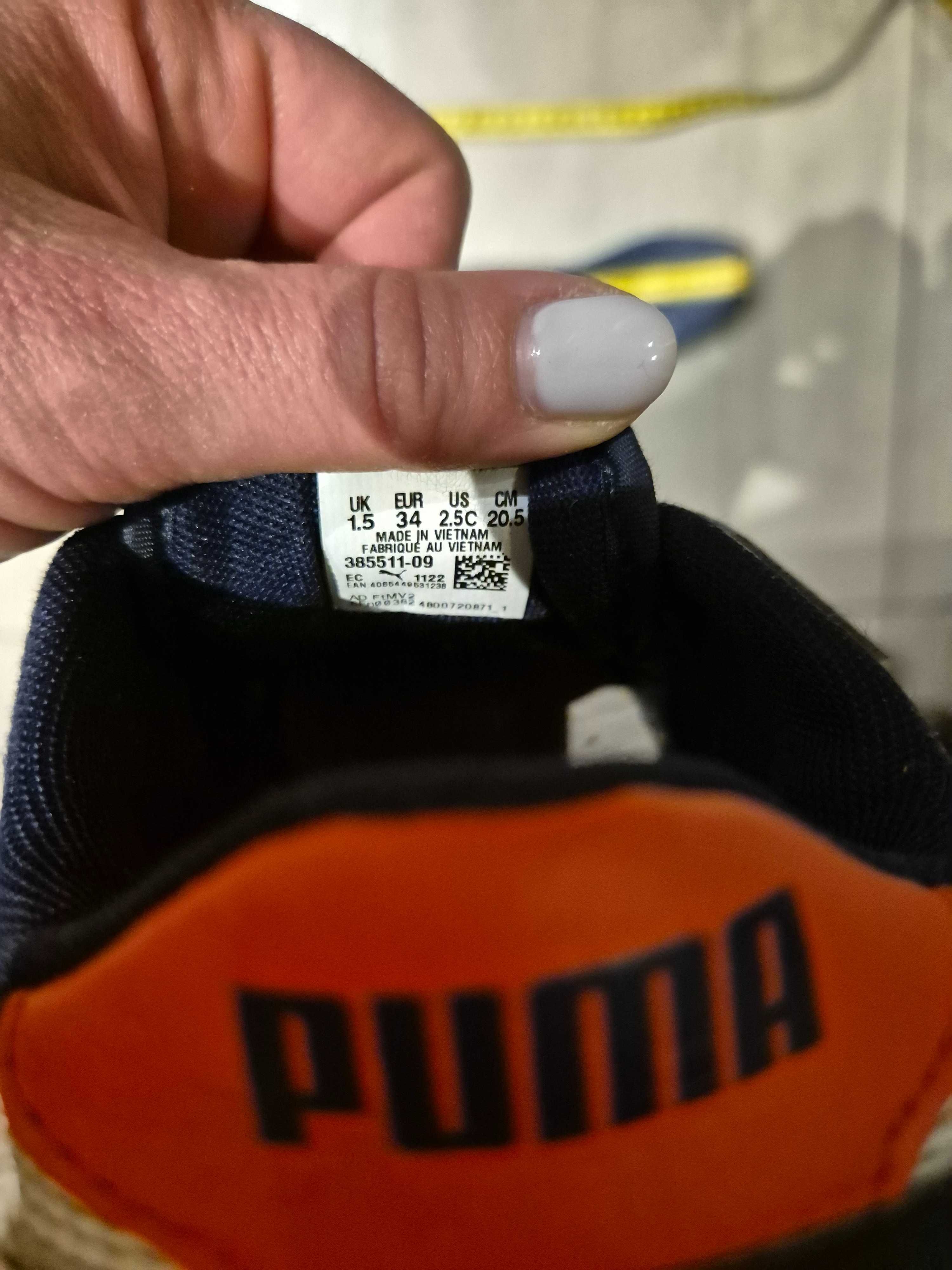 Buty Puma, sneakers, roz. 34, wkładka ok. 21, 5. Buty sportowe