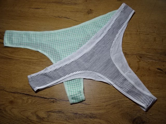 Primark 2 x stringi bawełniane nowe L