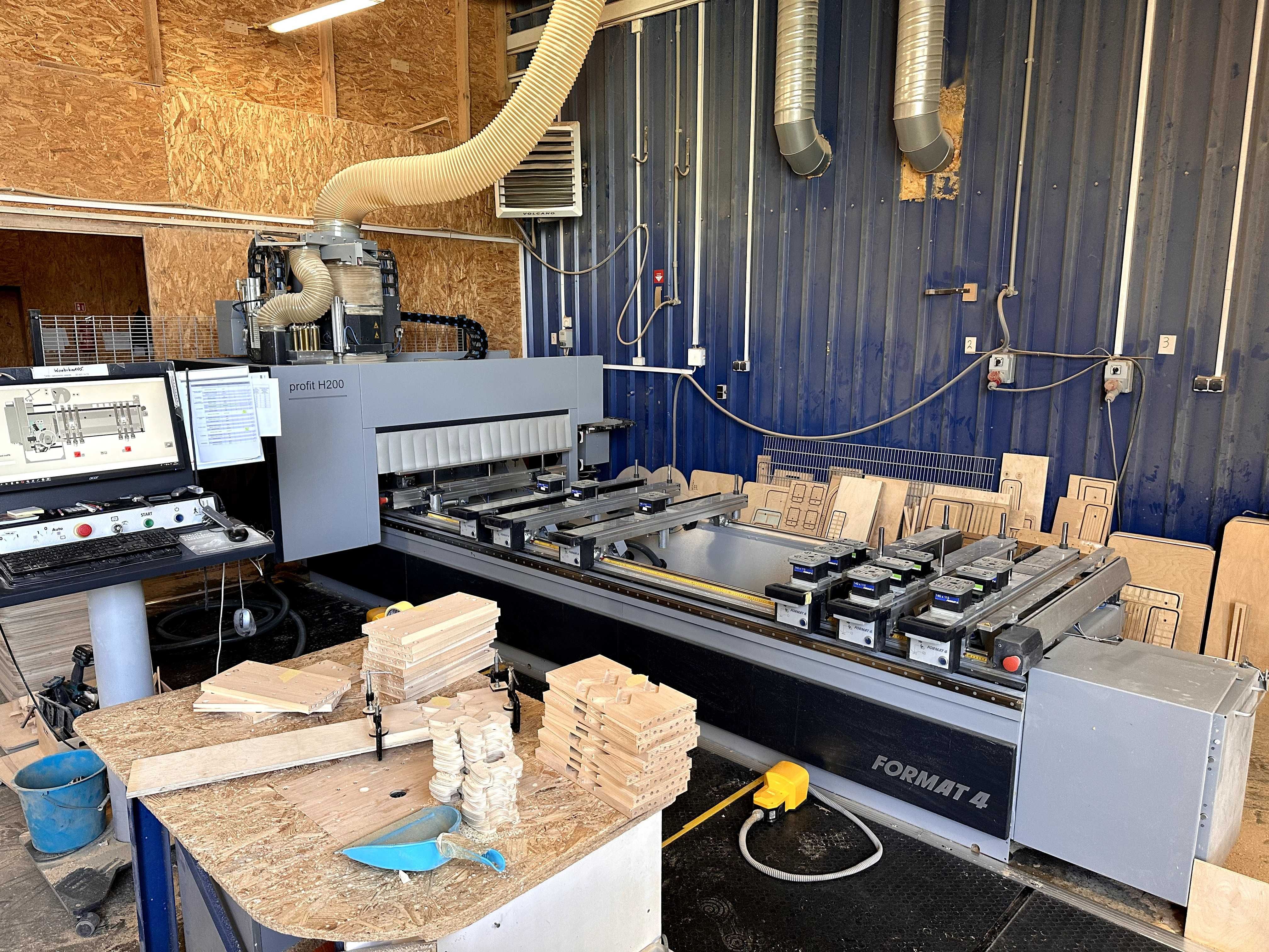 Centrum CNC Felder profit H200R – 4 osie, agregat HSK63F, pompa Becker