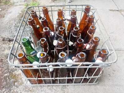 Stare Butelki 0,3 oranżada skrzynka