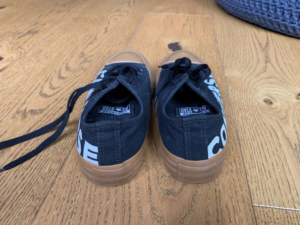 Czarne Trampki Converse 36 dł.wkł 23 BDB NOWE