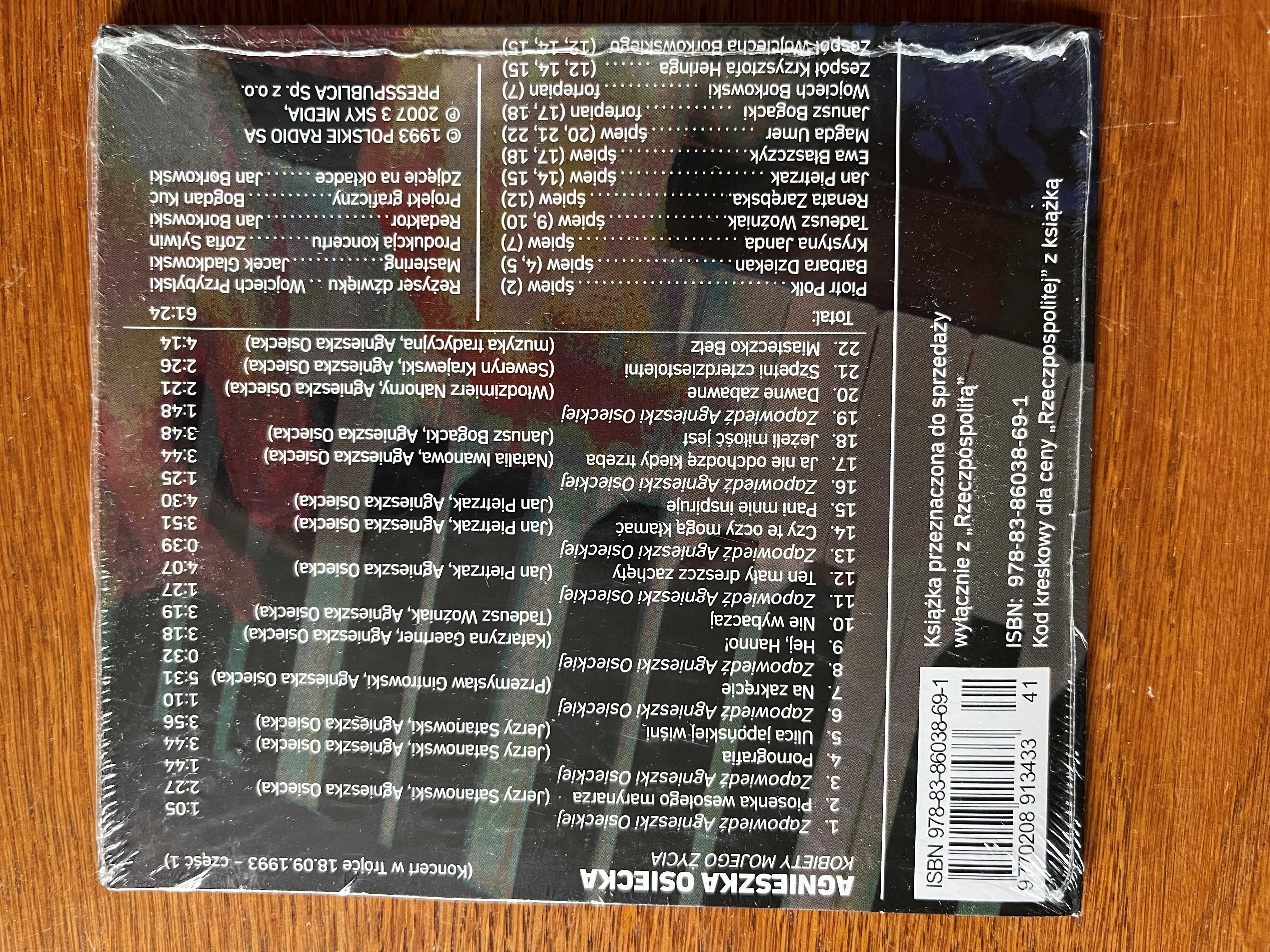 Agnieszka Osiecka "Kobiety mojego życia część 1" Płyta CD