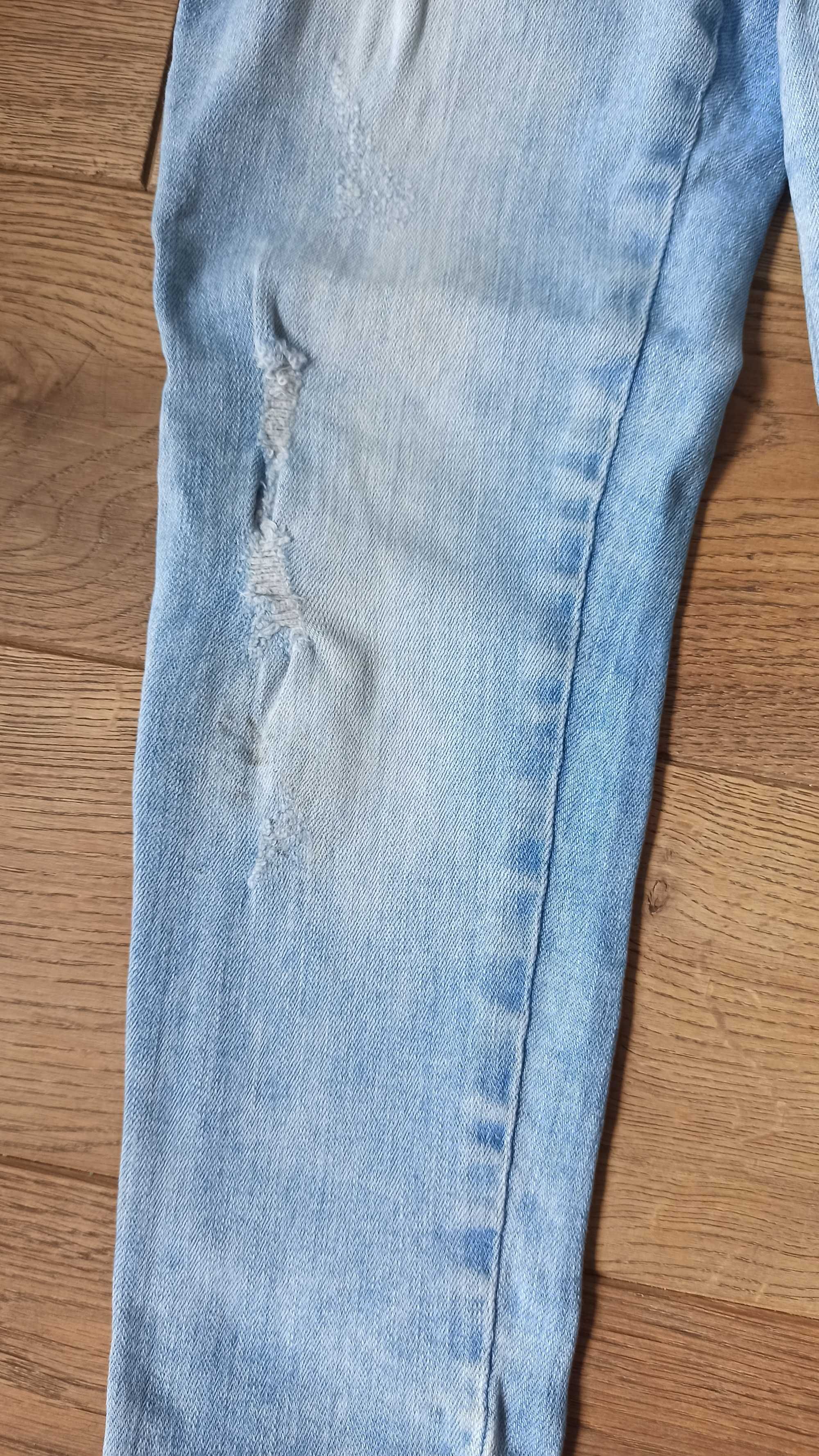 Jeansy niebieskie Zara rozmiar 110