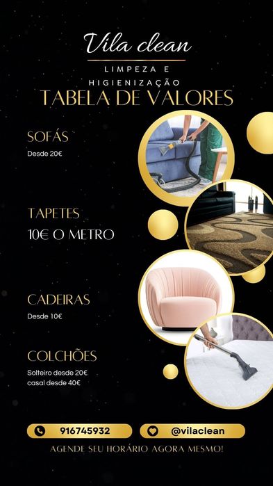 Limpeza de colchões e sofá