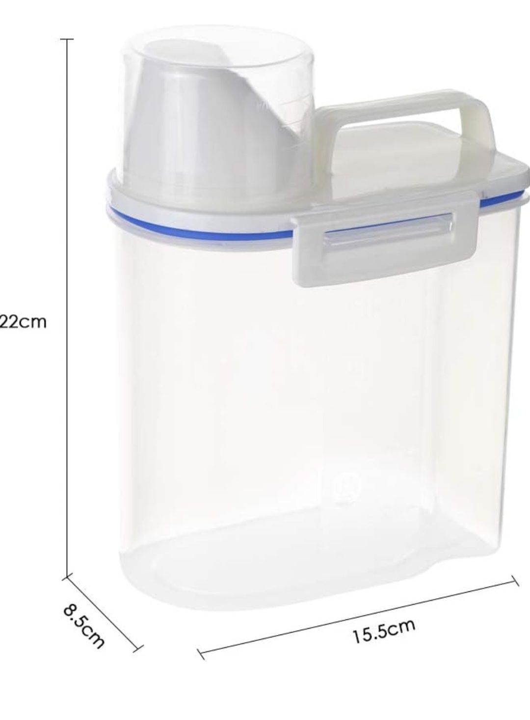 HUIOP Pojemnik do przechowywania ryżu 1,5 l