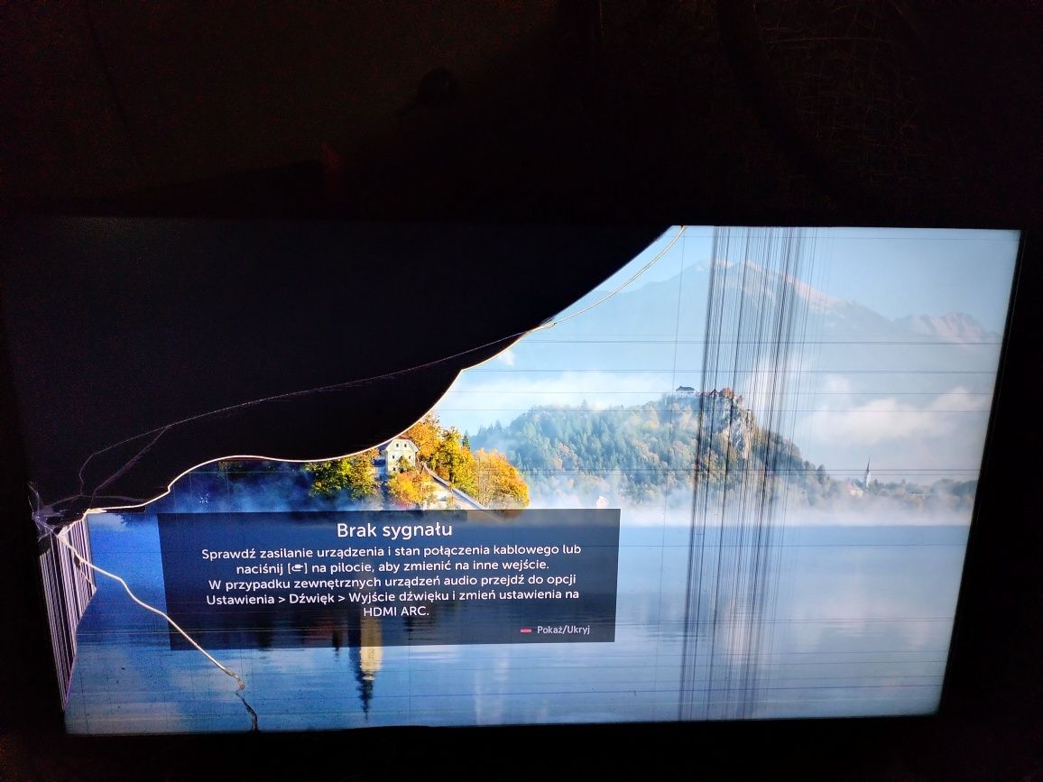 Telewizor LG 49UM7400PLB  uszkodzony