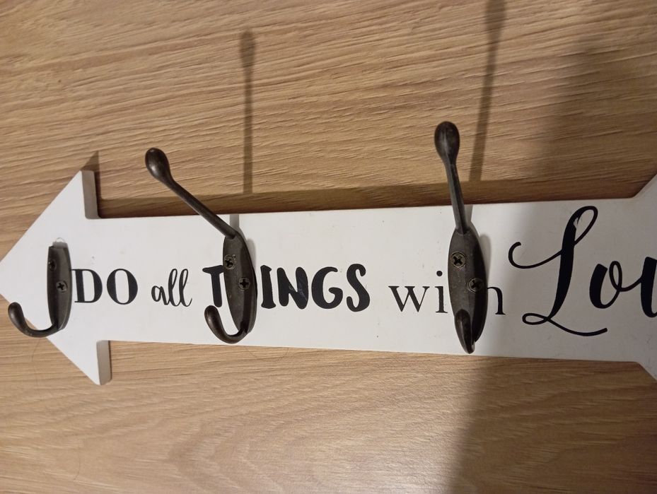 Wieszak 40 cm Do All Things with Love