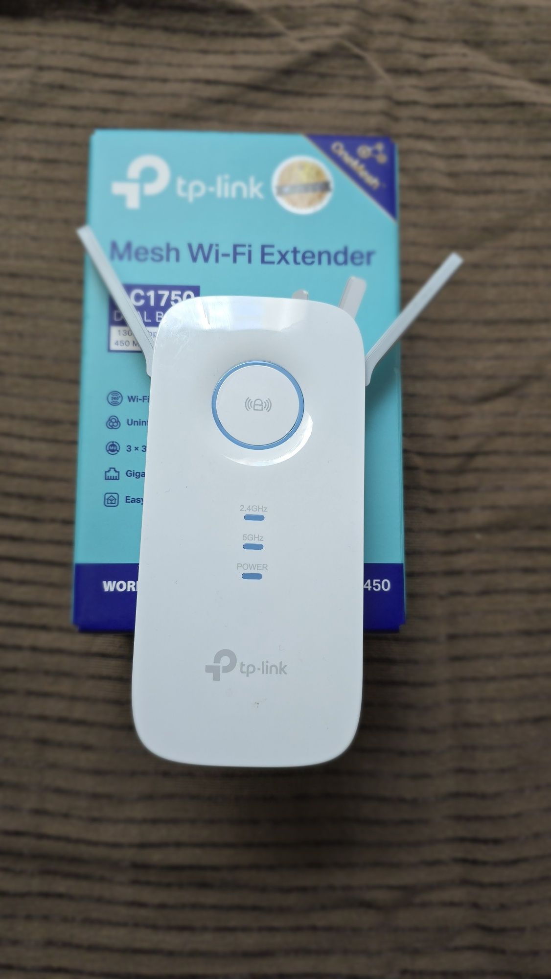 OneMesh tplink RE450 novo AC1750 internet em todo o lado