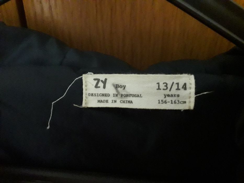 Casaco marca Zippy 13/14 anos