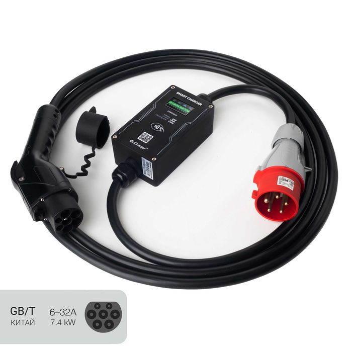 Зарядний пристрій для електромобілів, зарядка Type1 Type 2 GBT 16 32A