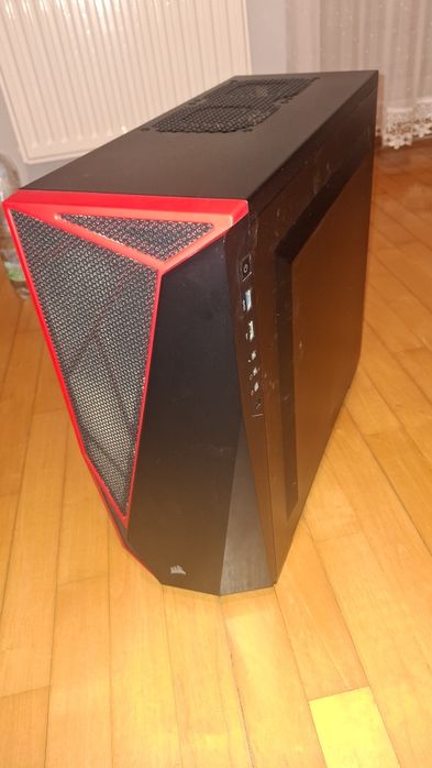 Zestaw komputerowy, 2 monitory, klawiatura mechaniczna i mysz