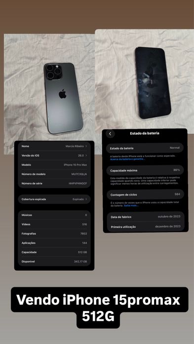 Iphone 15pro max 512