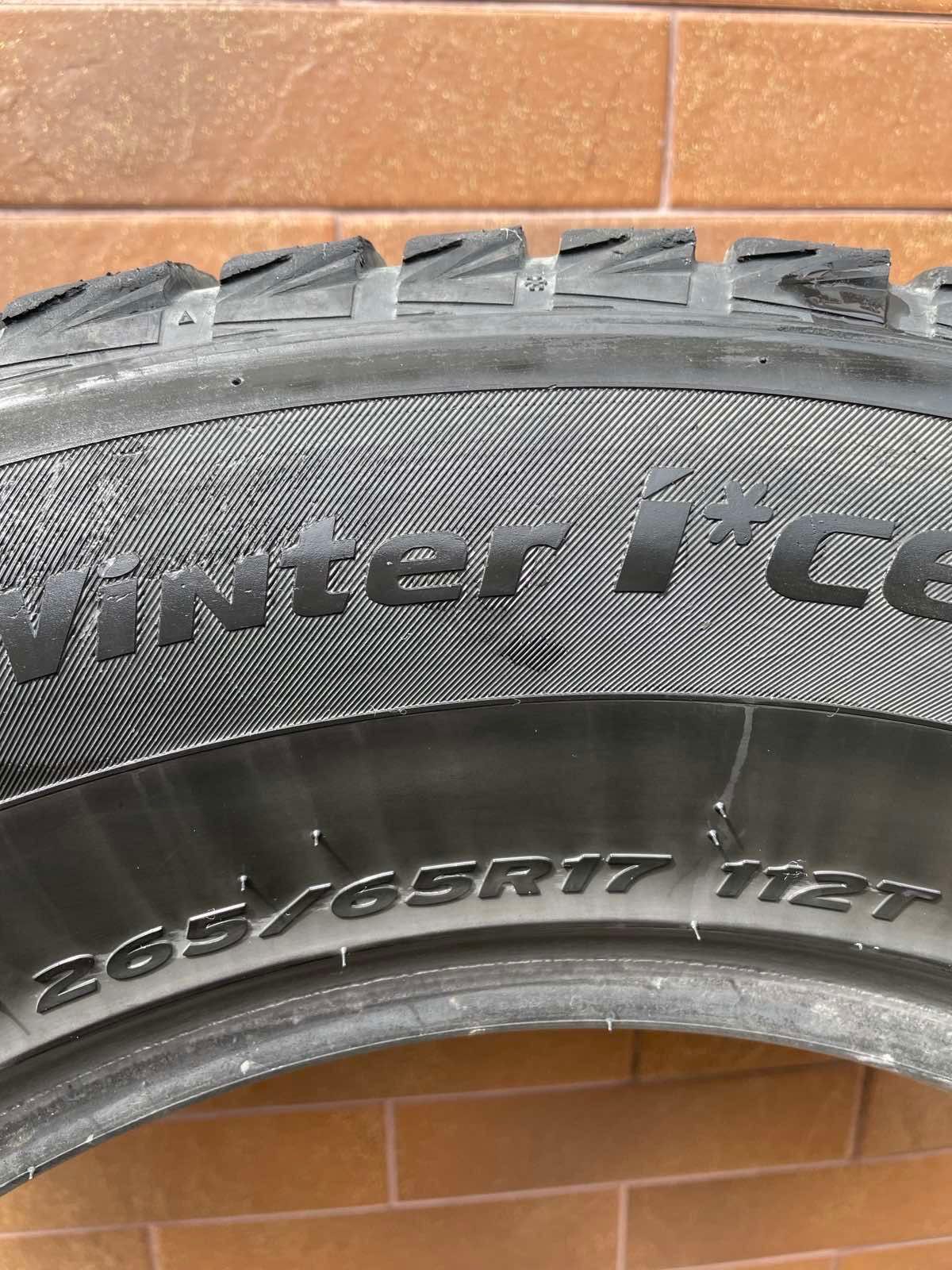 Продам зимові шини HANKOOK WINTER I*CE PT 265/65/17