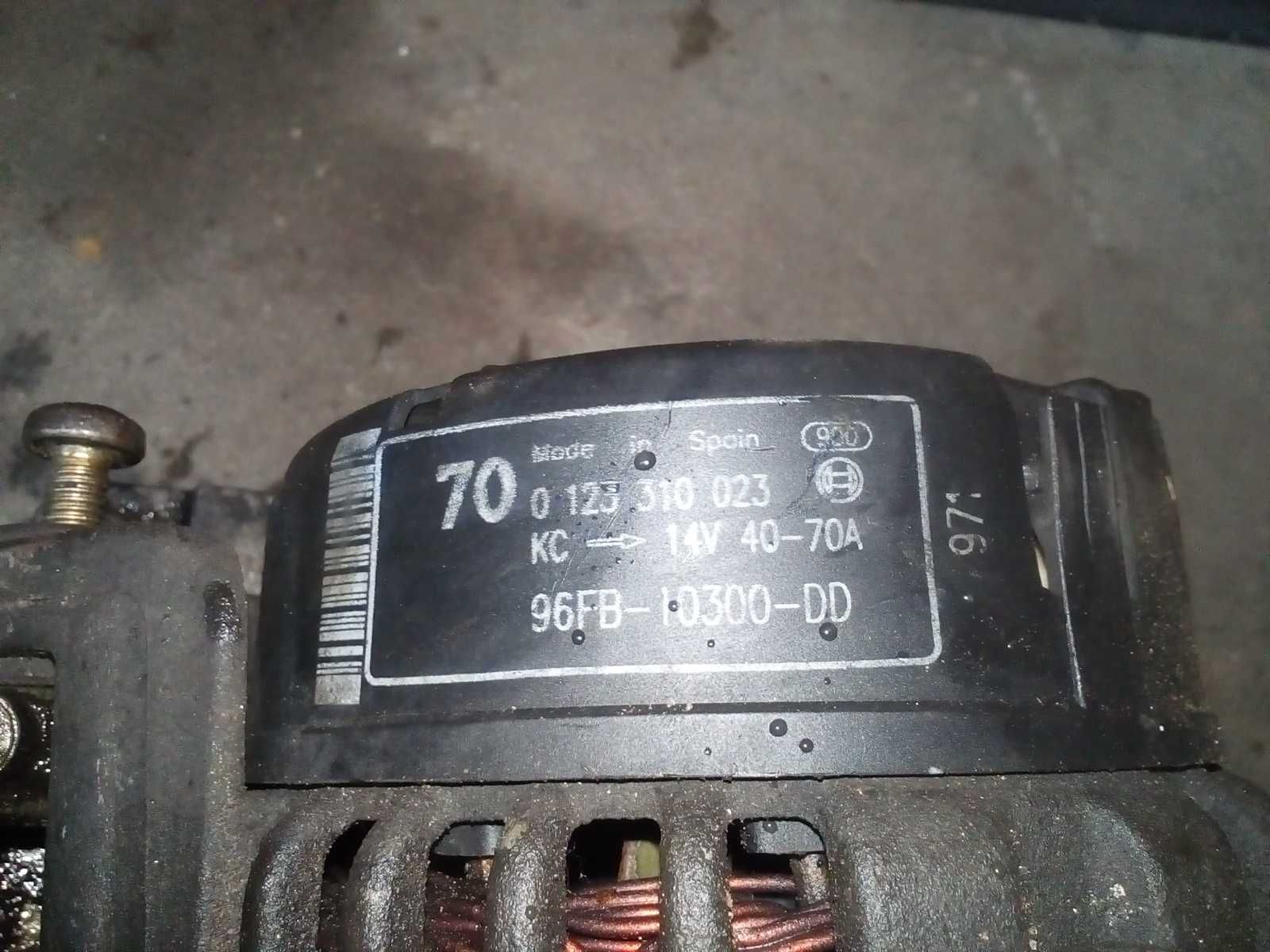 Генератор Bosch 0 123 310 023 1.3і Фієста Кур'єр Мк4 70A 96FB-10300-DD