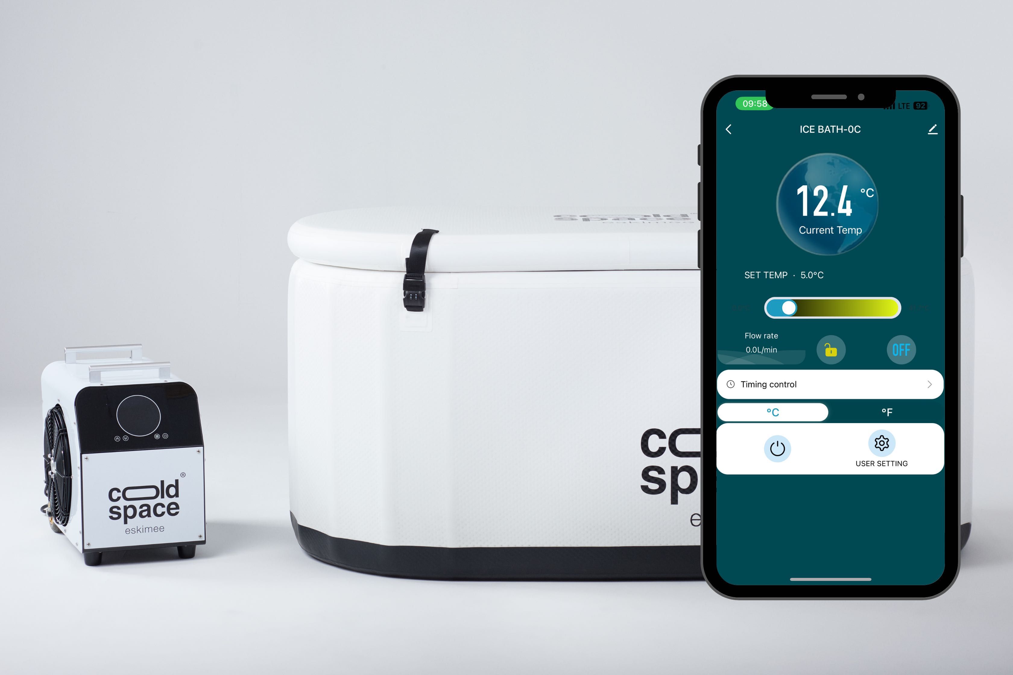 Wanna do morsowania, zimnych kąpieli Cold Space eskimee Light icebath