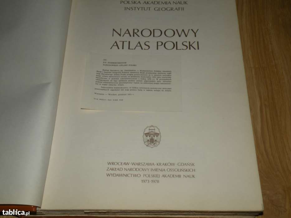 Narodowy Atlas Polski.