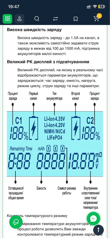 Зарядное устройство Miboxer