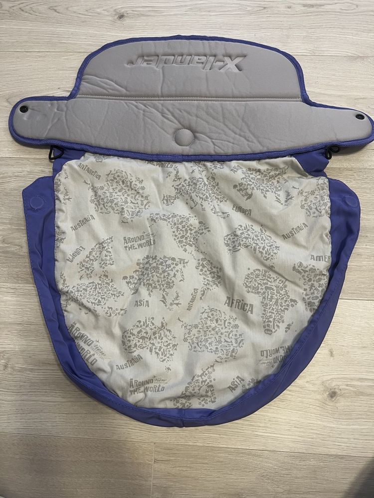 X-lander move pokrowiec do gondoli niebieski nr(x1 carrycot apron blue