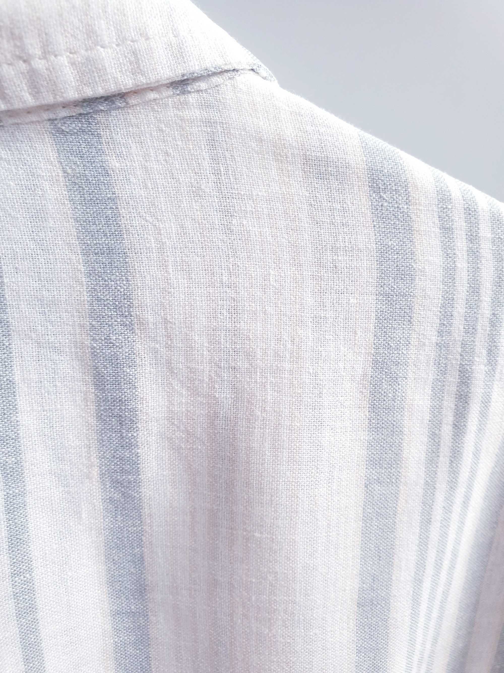 Lniana koszula męska w pasy Craghoppers 2XL XXL